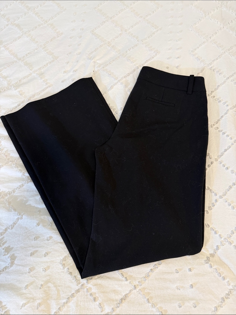 Adrianna Papell Black Wide-Leg Dress Pants